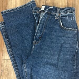 Abercrombie curve love straight leg jeans size 4 short